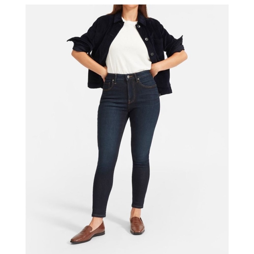 Everlane The Curvy Stretch High-Rise Skinny Jean size 30 crop